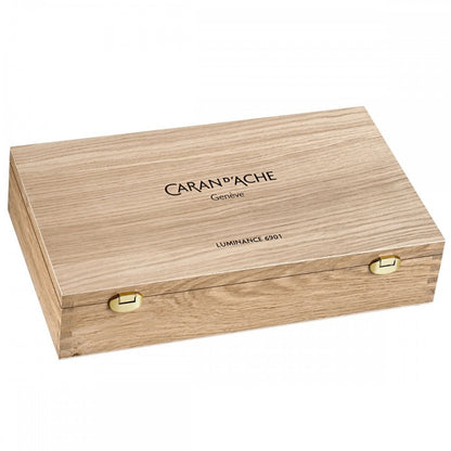 Lápis de Cor Caran d'Ache Luminance 100 Cores Caixa Madeira