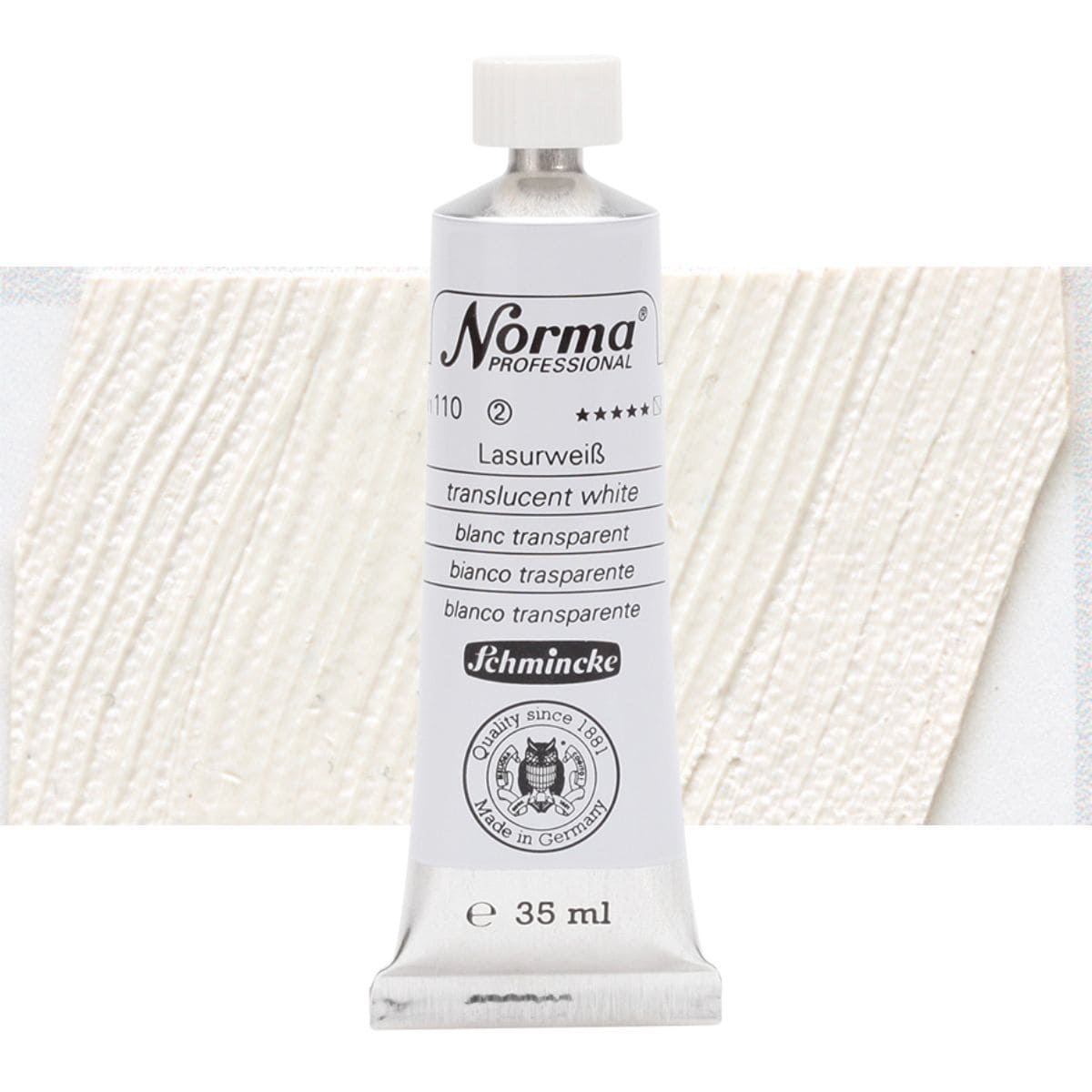 Tinta Óleo Schmincke Norma 35ml S2 110 Transparent White