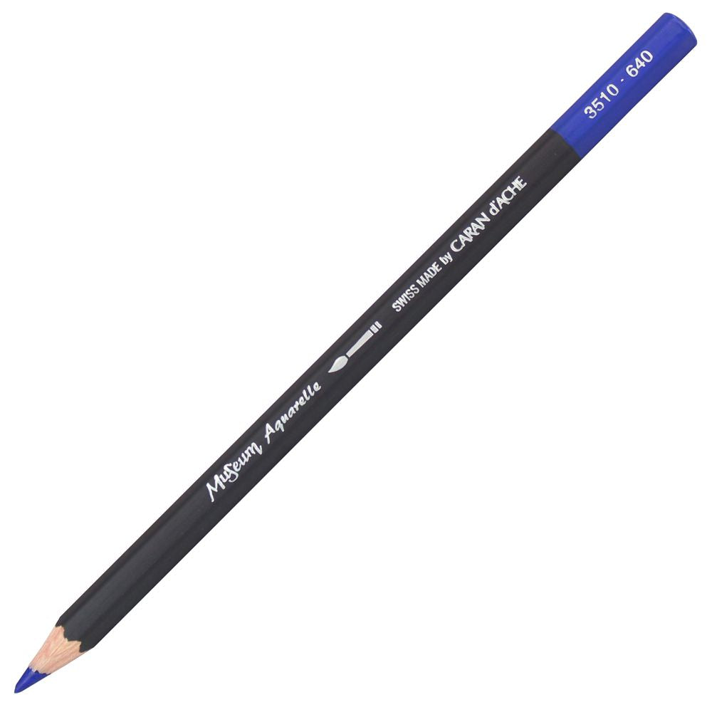 Lápis Aquarelado Caran D'Ache Museum 640 Dark Ultramarine