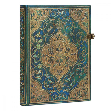 Paperblanks Turquoise Chronicles Capa Dura Midi Pautado