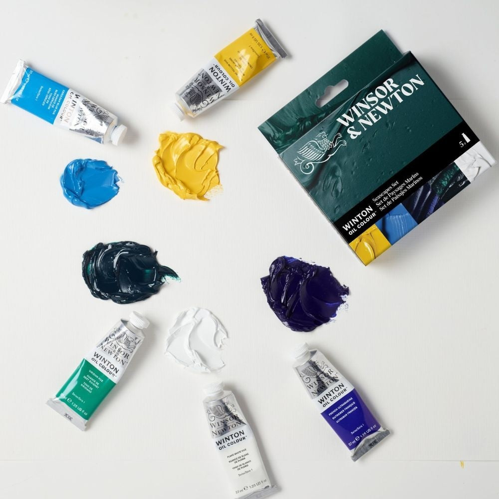 Estojo de Tinta Óleo Artist Winsor & Newton Profissional Seascapes Set C/5 Cores