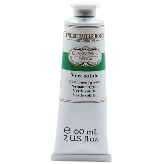 Tinta Para Gravura em Metal Permanent Green Charbonnel 60ml