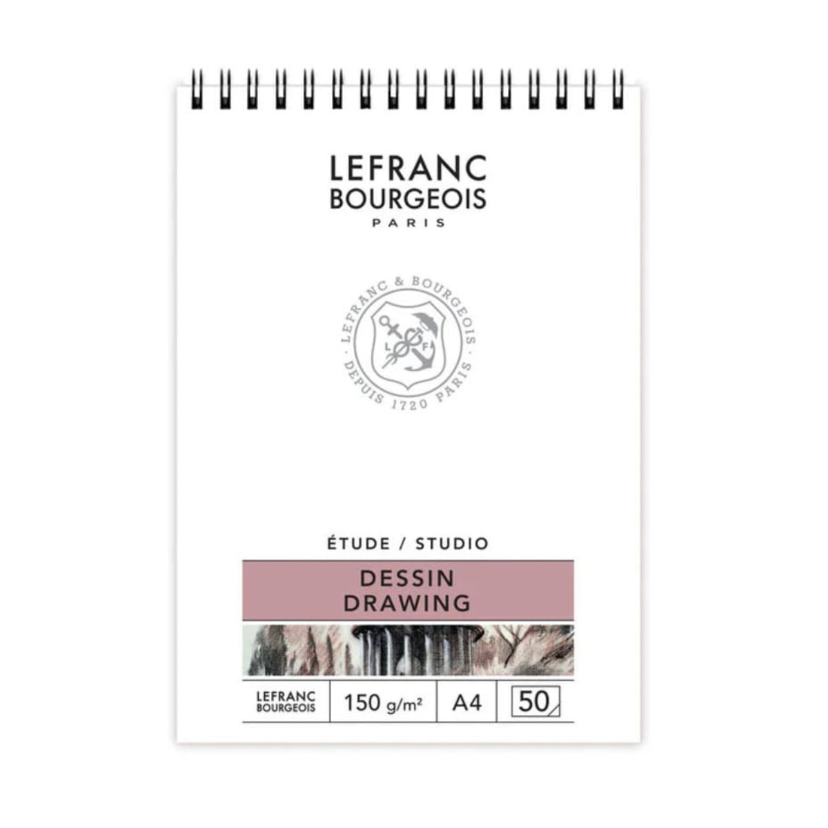 Bloco de Papel Para Desenho Lefranc & Bourgeois 150g/m² A4 50 Folhas