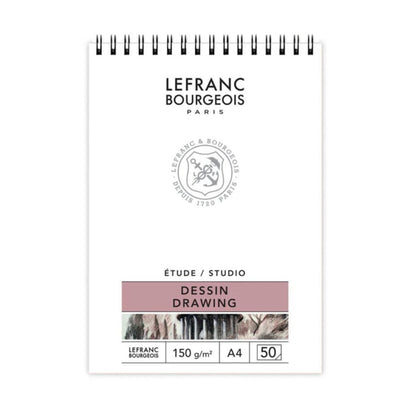 Bloco de Papel Para Desenho Lefranc & Bourgeois 150g/m² A4 50 Folhas