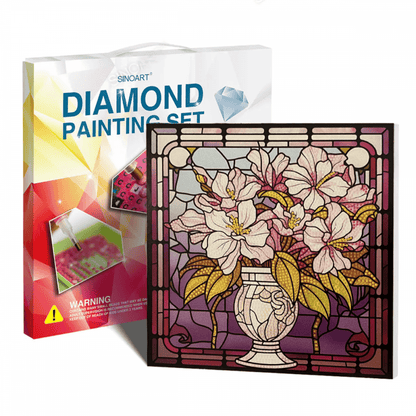 Conjunto Pintura Diamante Sinoart 30X30cm  Primavera