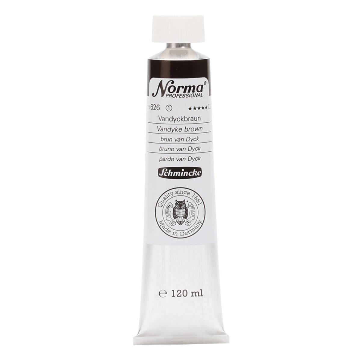 Tinta Óleo Schmincke Norma 120ml S1 626 Vandyke Brown