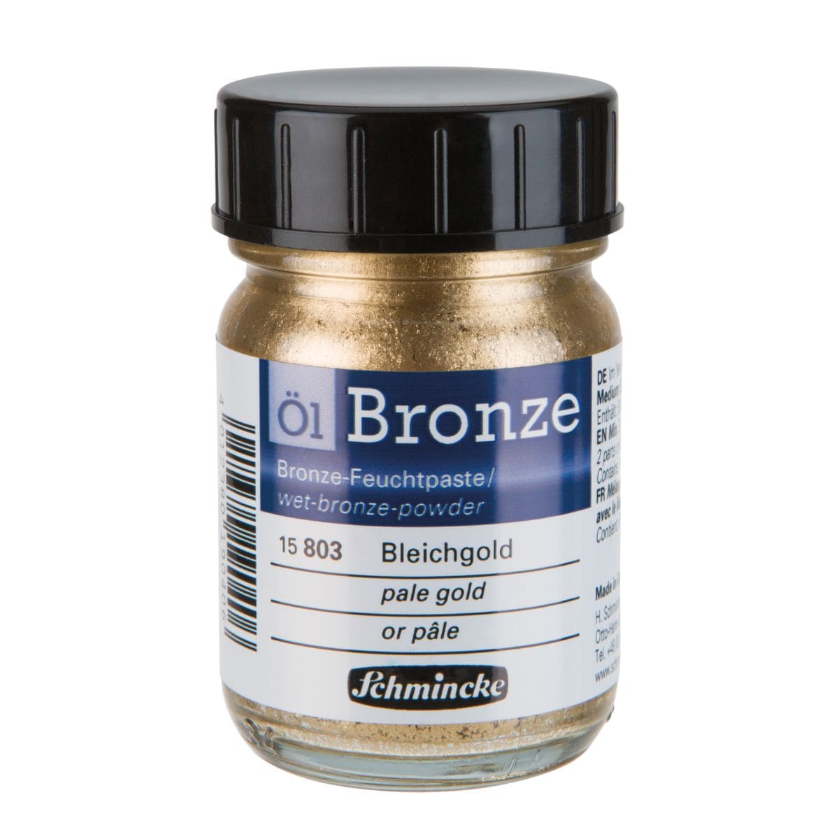 Pigmento Metálico Oil Bronze Schmincke 50ml Pale Gold