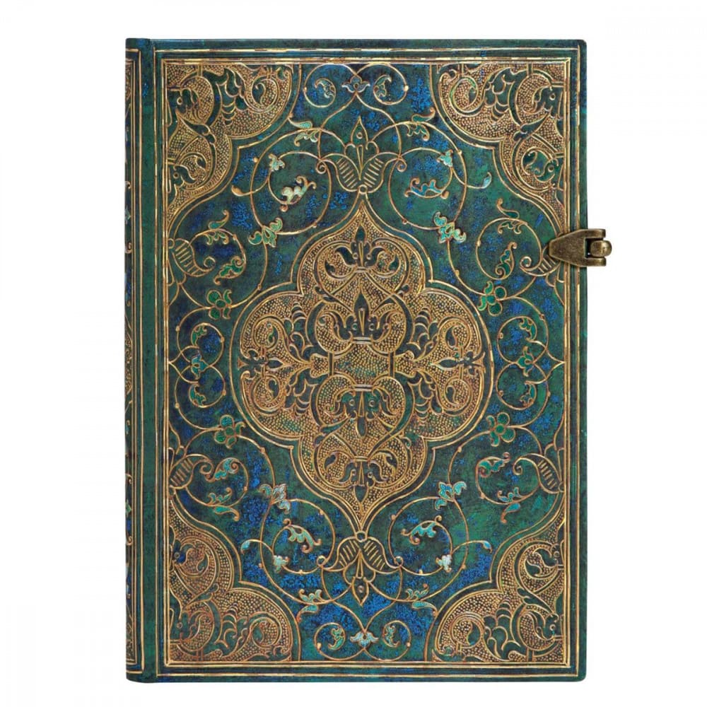 Paperblanks Turquoise Chronicles Capa Dura Midi Pautado