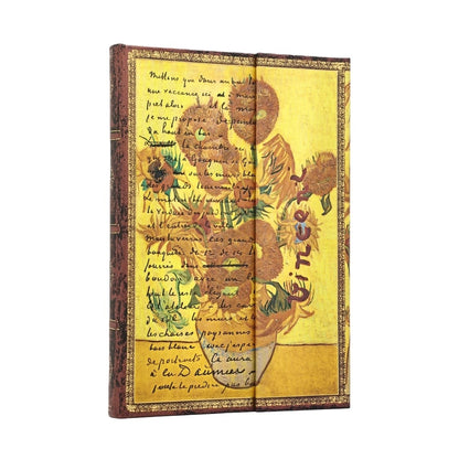 Paperblanks Van Gogh Sunflowers Midi Capa Dura Pautado