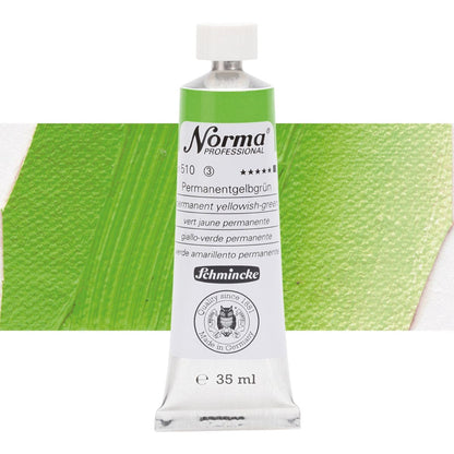 Tinta Óleo Schmincke Norma 35ml S3 510 Perman Yellowish Green