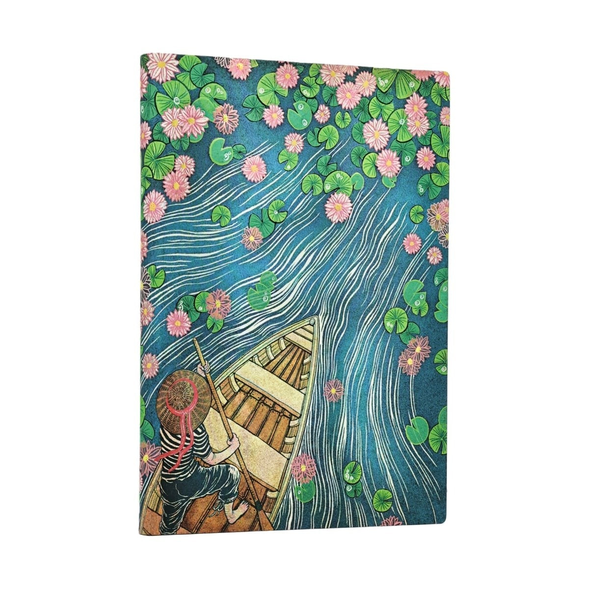 Paperblanks Lotus River Midi Capa Dura Pautado