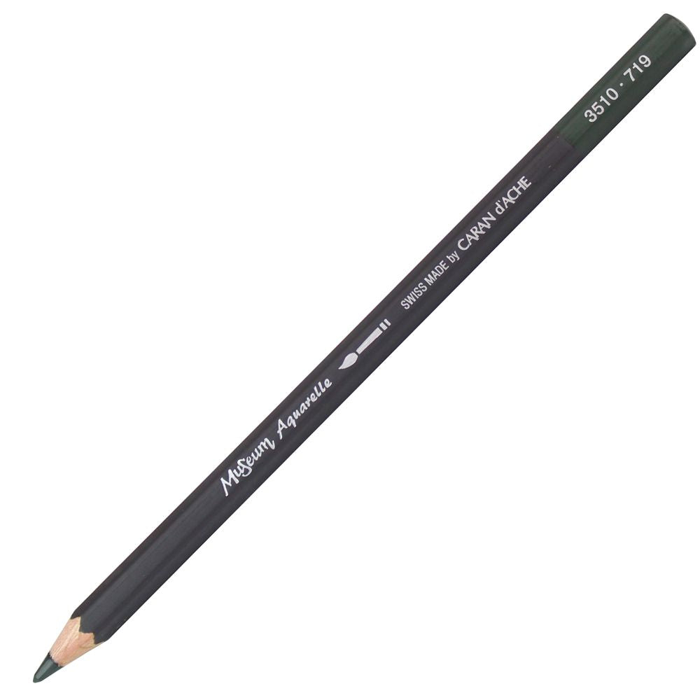 Lápis Aquarelado Caran D'Ache Museum 719 Dark Green