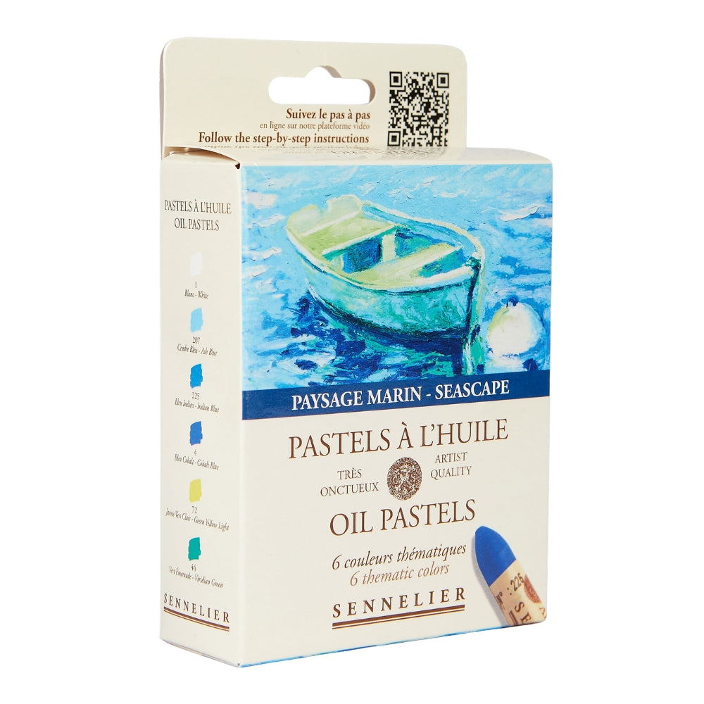 Pastel Oleoso Sennelier 06 Cores Paysage Marin