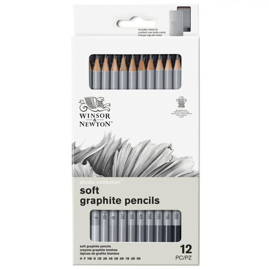 Estojo Lápis Grafite Winsor & Newton 12 Graduações