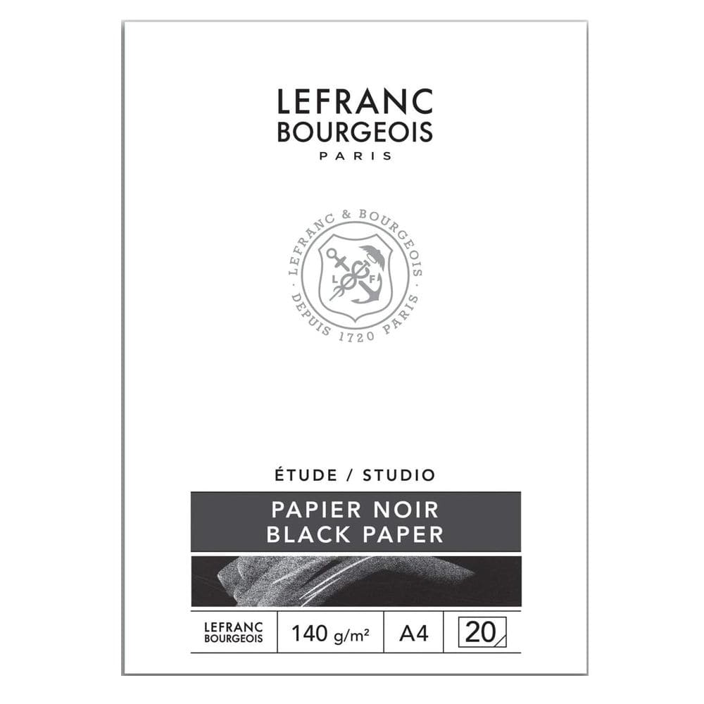 Bloco de Papel Lefranc Studio Black