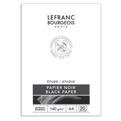 Bloco de Papel Lefranc Studio Black