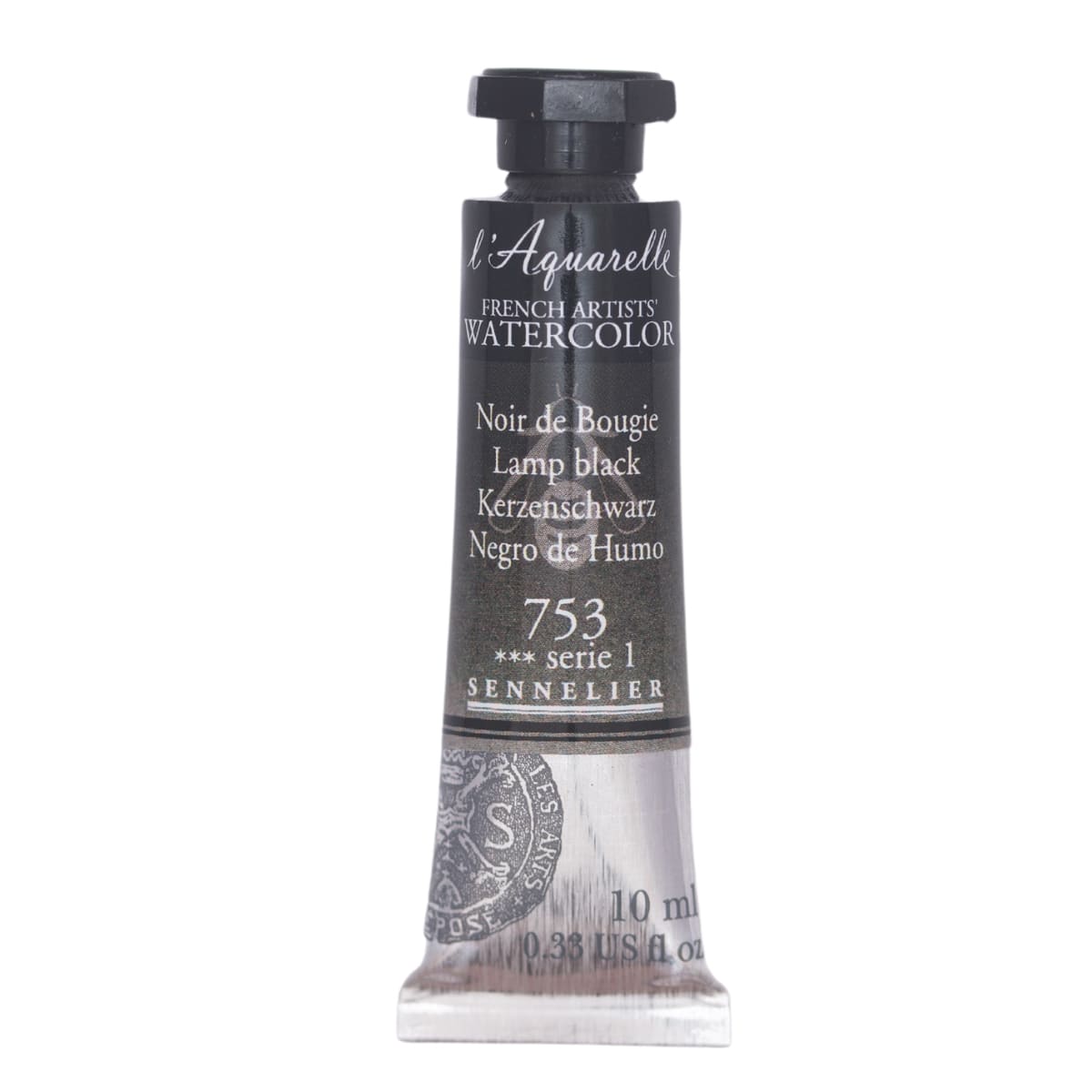 Tinta Aquarela Sennelier L'Aquarelle Extra Fine 10ml S1 753 Lamp Black