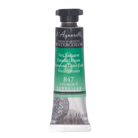 Tinta Aquarela Sennelier L'Aquarelle Extra Fine 10ml S1 847 Esmerald Green