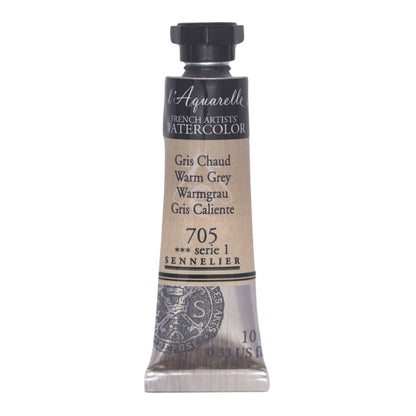 Tinta Aquarela Sennelier L'Aquarelle Extra Fine 10ml S1 705 Warm Grey