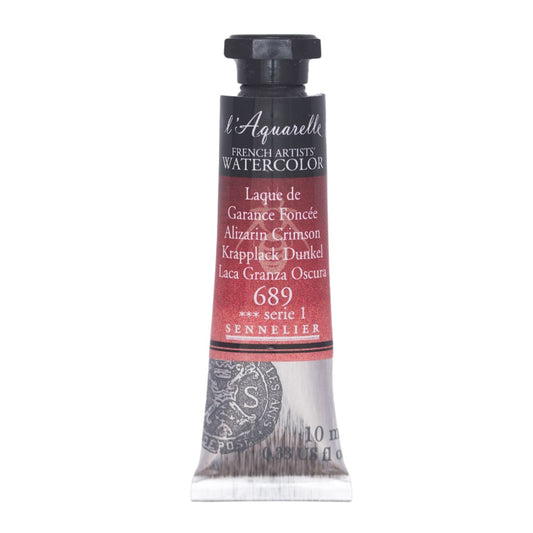 Tinta Aquarela Sennelier L'Aquarelle Extra Fine 10ml S1 689 Alizarin Crimson