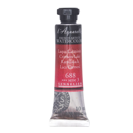 Tinta Aquarela Sennelier L'Aquarelle Extra Fine 10ml S3 688 Crimson Lake