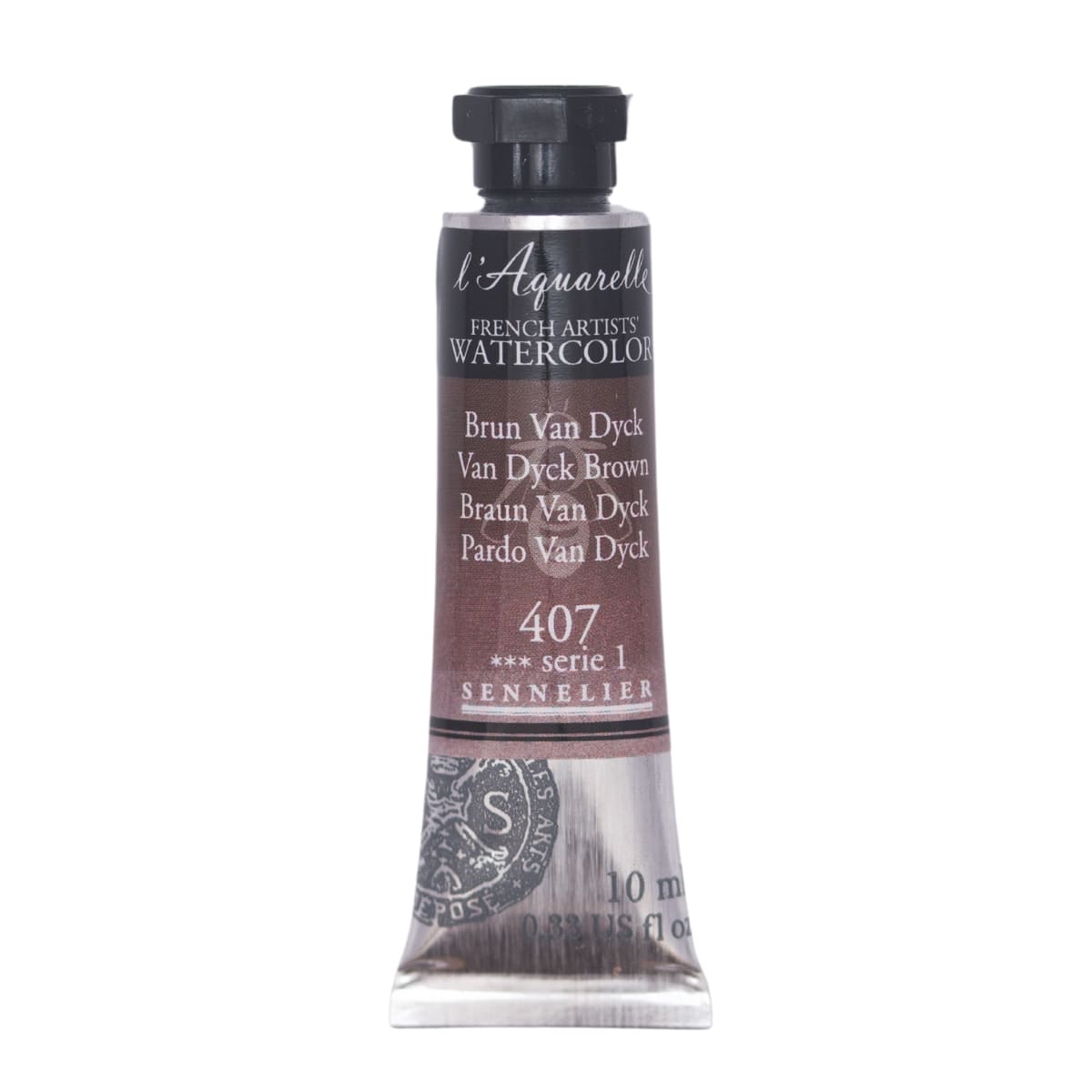 Tinta Aquarela Sennelier L'Aquarelle Extra Fine 10ml S1 407 Van Dyck Brown