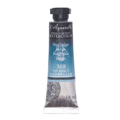 Tinta Aquarela Sennelier L'Aquarelle Extra Fine 10ml S1 308 Indigo