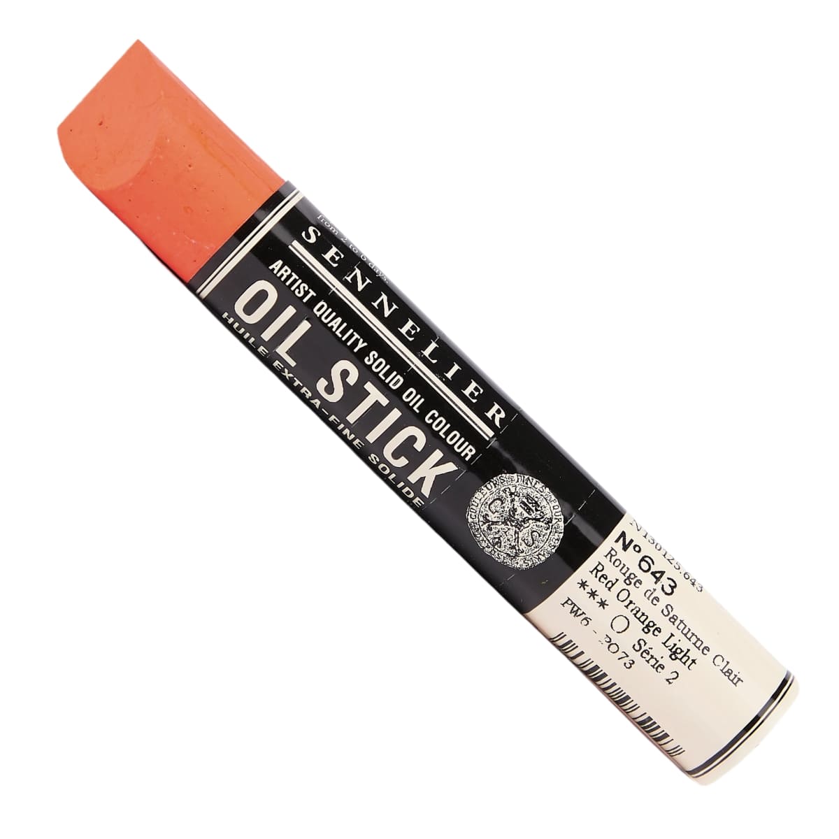 Bastão de Tinta Óleo Sennelier Extra Fine 38ml S2 643 Red Orange Light