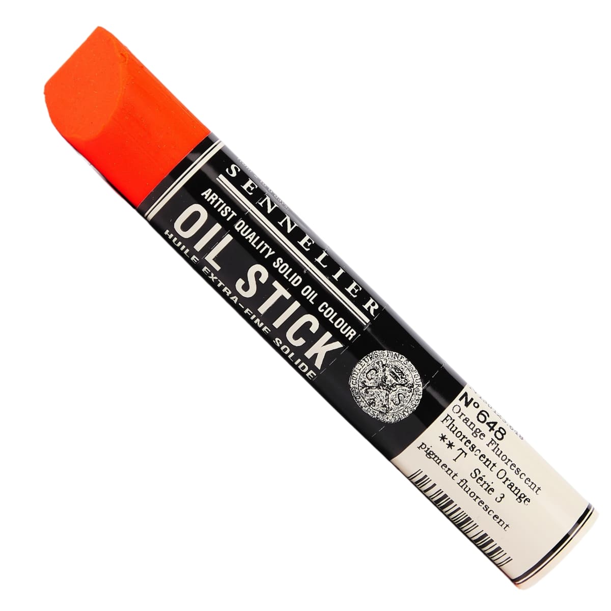 Bastão de Tinta Óleo Sennelier Extra Fine 38ml S3 648 Fluorescent Orange