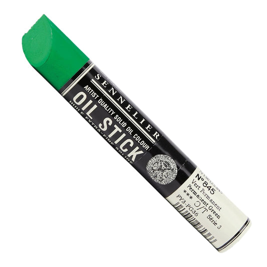 Bastão de Tinta Óleo Sennelier Extra Fine 38ml S3 845 Permanent Green