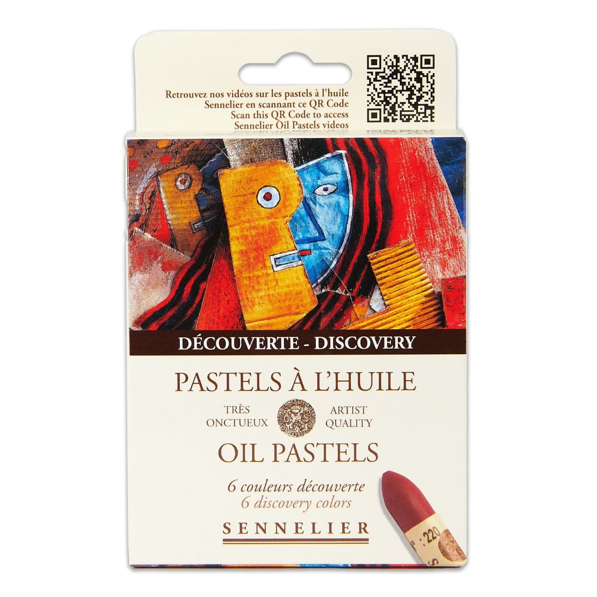Pastel Oleoso Sennelier 06 Cores