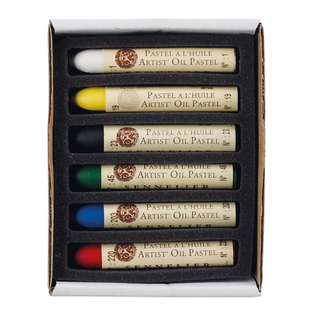 Pastel Oleoso Sennelier 06 Cores
