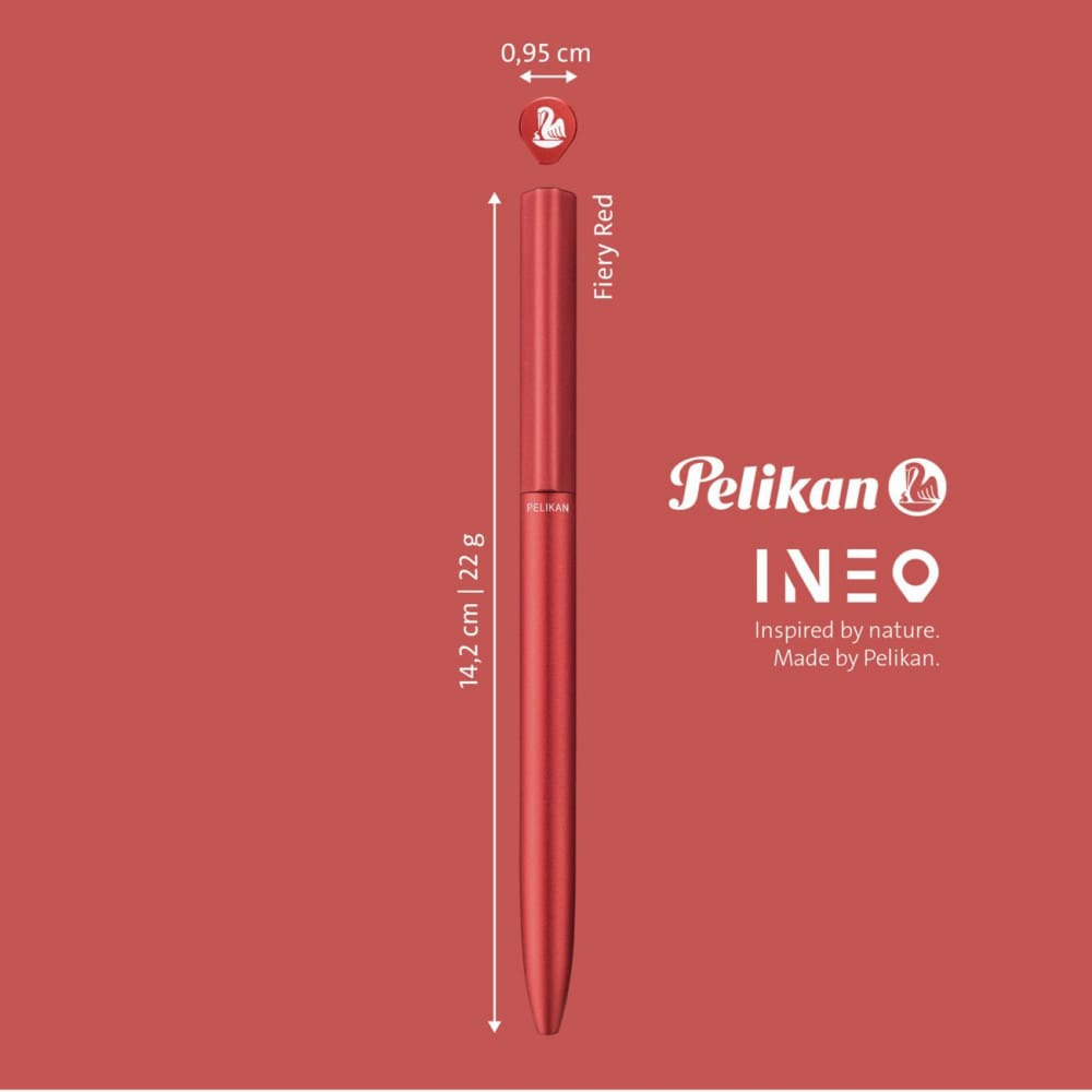 Caneta Esferográfica Pelikan INEO Fiery Red