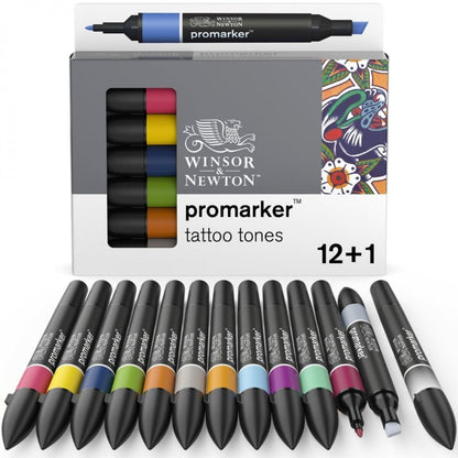Marcador ProMarker 12 Tattoo Tones Winsor & Newton