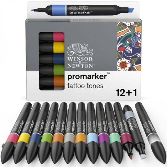 Marcador ProMarker 12 Tattoo Tones Winsor & Newton