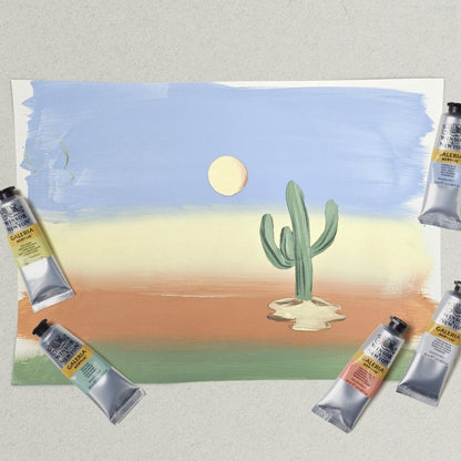 Estojo Tinta Galeria Winsor & Newton 60ml 05 Tons Pastéis