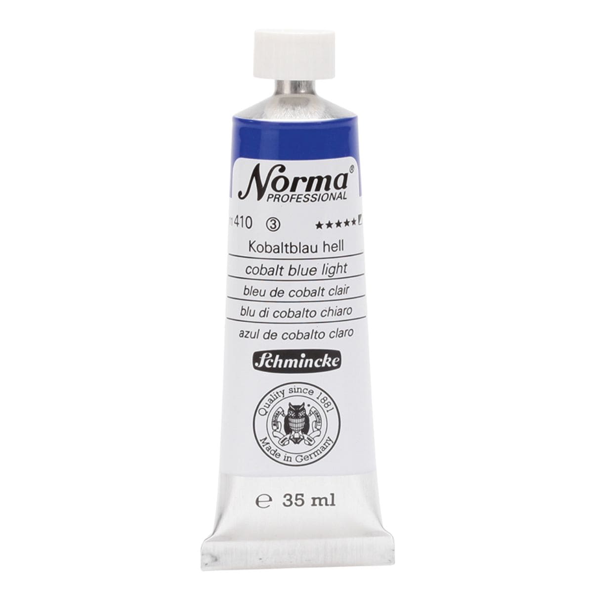 Tinta Óleo Schmincke Norma 35ml S3 410 Cobalt Blue Light