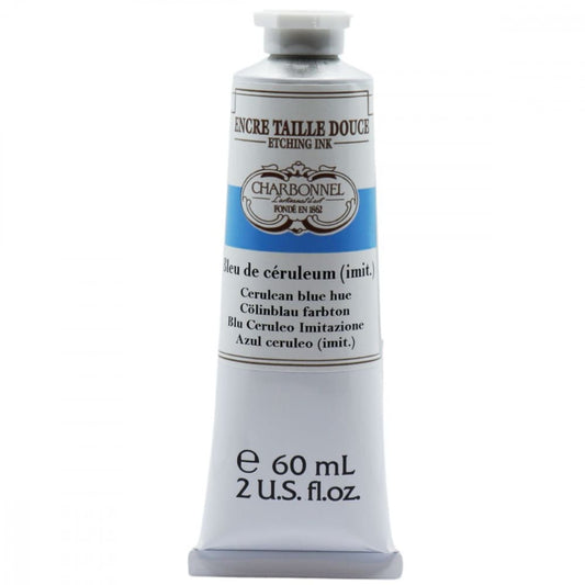 Tinta Para Gravura em Metal Cerulean Blue Charbonnel 60ml