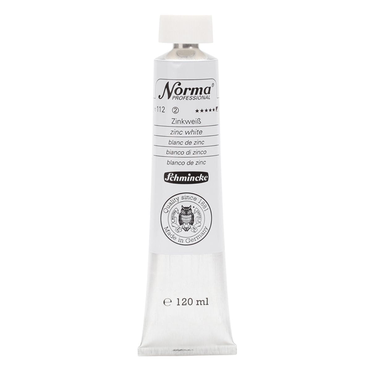 Tinta Óleo Schmincke Norma 120ml S2 112 Zinc White