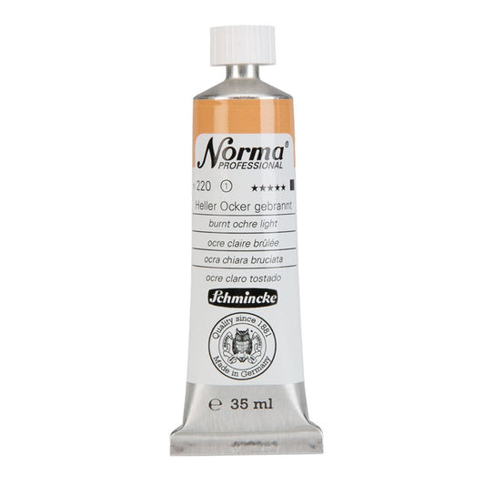 Tinta Óleo Schmincke Norma 35ml S1 220 Burnt Ochre Light