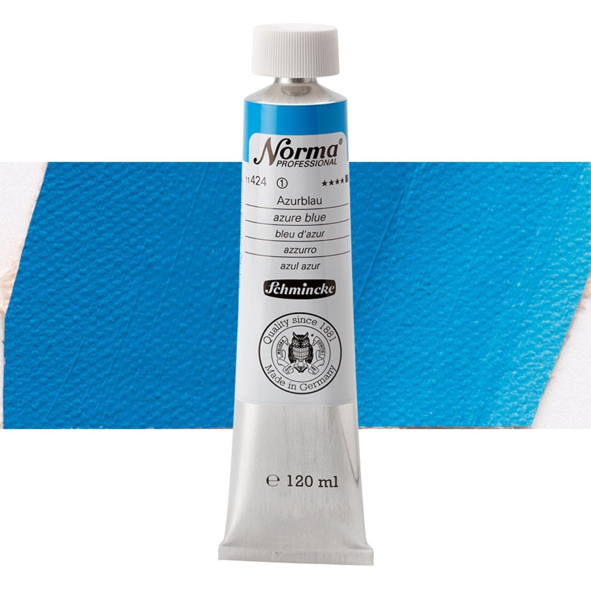 Tinta Óleo Schmincke Norma 120ml S1 424 Azure Blue