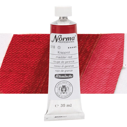 Tinta Óleo Schmincke Norma 35ml S1 318 Madder Red