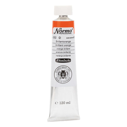 Tinta Óleo Schmincke Norma 120ml S2 302 Brilliant Orange