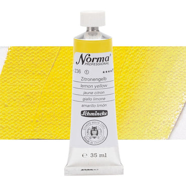 Tinta Óleo Schmincke Norma 35ml S1 236 Lemon Yellow