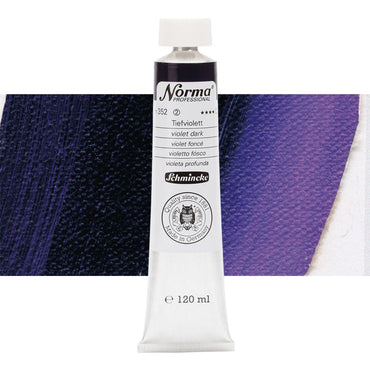 Tinta Óleo Schmincke Norma 120ml S2 352 Violet Dark