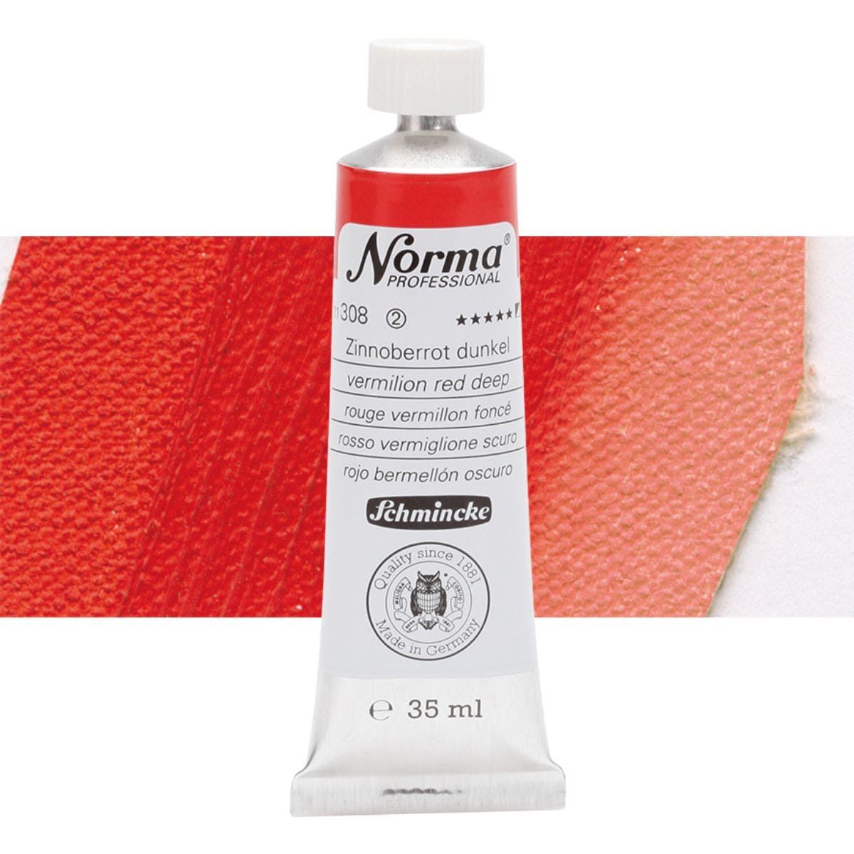 Tinta Óleo Schmincke Norma 35ml S2 308 Vermelion Red Deep