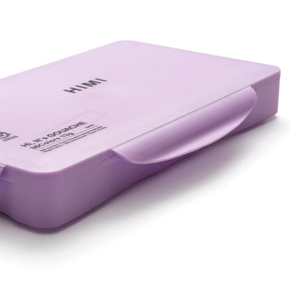 Tinta Guache Profissional Himi 36 Cores Estojo Roxo