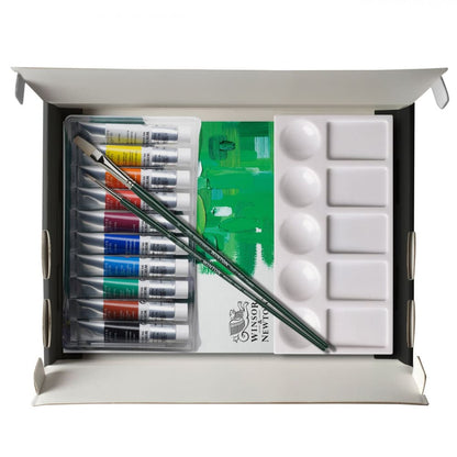 Estojo Tinta Óleo Winton Winsor & Newton Essentials 14 Peças