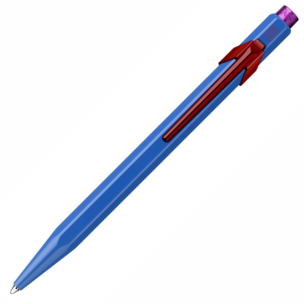 Caneta Esferográfica Caran d'Ache 849 Claim Your Style Cobalt Blue Edição Limitada