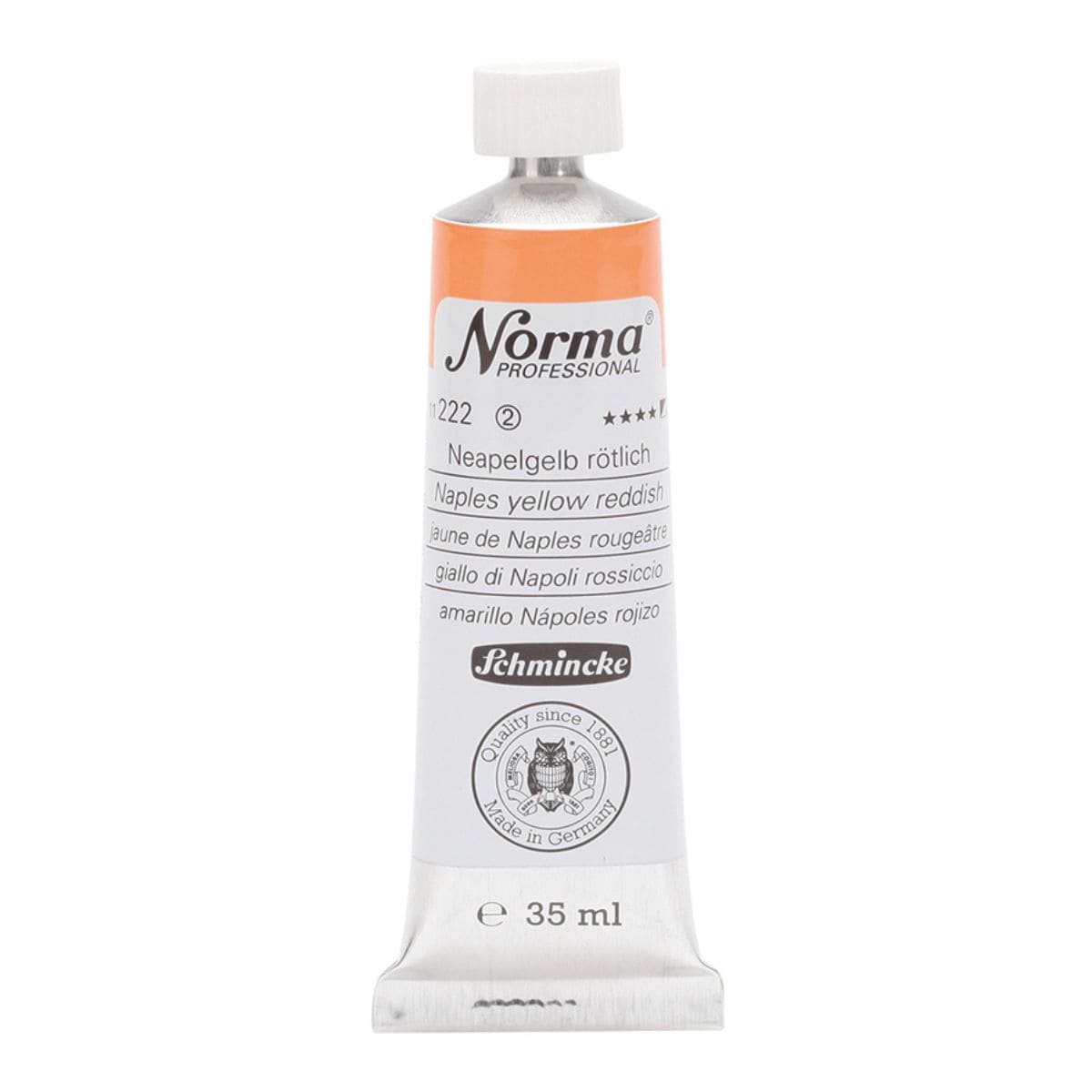 Tinta Óleo Schmincke Norma 35ml S2 222 Naples Yellow Reddish